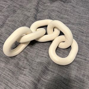 Decorative wood chain